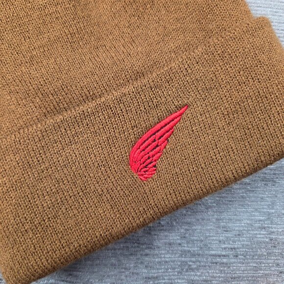 Red Wing Shoe Company Beanie Adult One Size Copper Brown Normcore NEW - Picture 2 of 5
